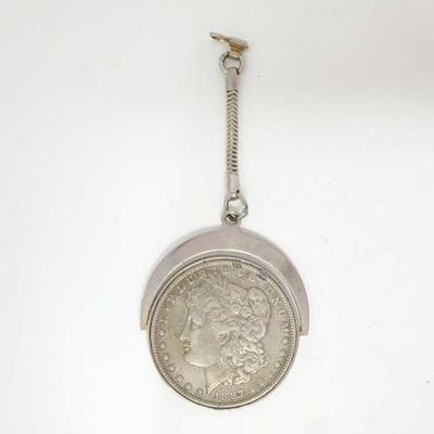 #520 â€¢ 1887 Morgan Silver Dollar Keychain
