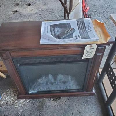 #10068 â€¢ Twin Star Electric Firepalce Set
