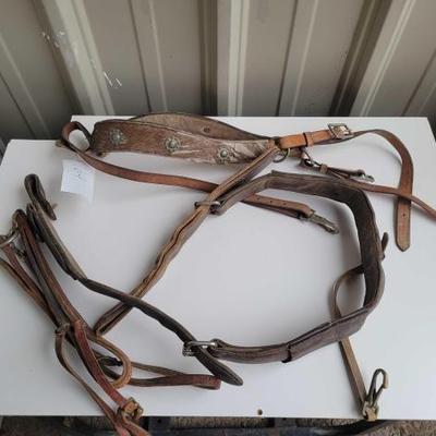 #164 â€¢ Breast Collar, Tiedown and Back Cinch
