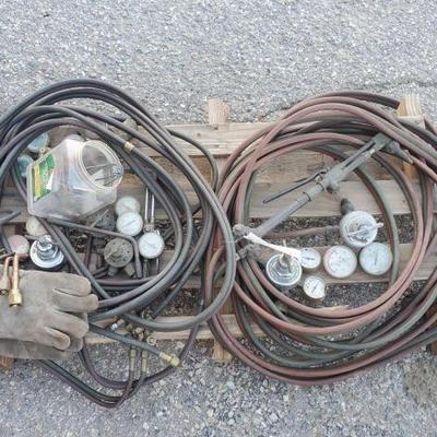 #15214 â€¢ Welding Wires, Welding Nozzles, Pressure Gauges, & Welding Gloves
