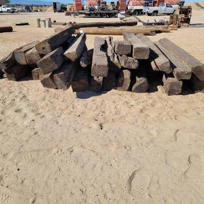 #1916 â€¢ Approx 30 Used Railroad Ties
