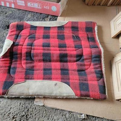 #182 â€¢ Plaid Saddle Pad
