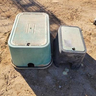 #1902 â€¢ 2 Irrigation Control Valve Covers
