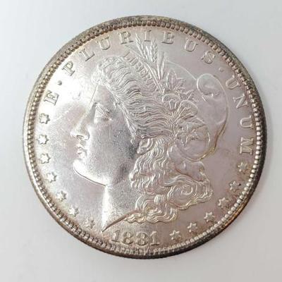 #626 â€¢ 1881 Morgan Silver Dollar
