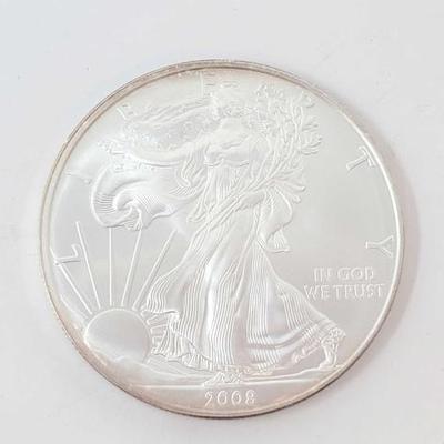 #548 â€¢ 2008 American Silver Eagle Dollar
