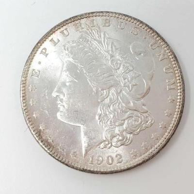 #608 â€¢ 1902 Morgan Silver Dollar
