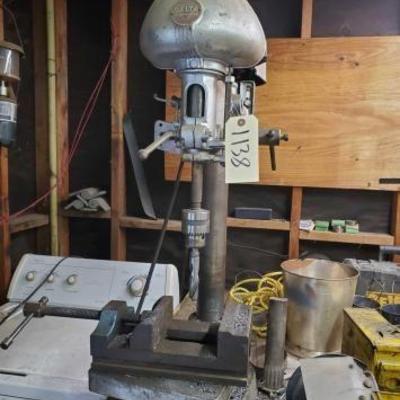 #1138 â€¢ Vintage Delta Milwaukee Drill Press with Drill Vise
