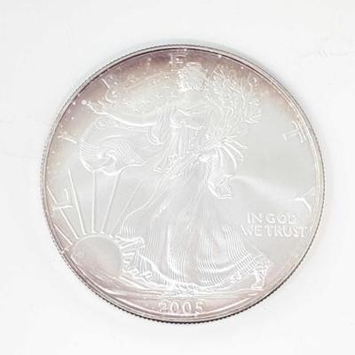 #583 â€¢ 2005 American Silver Eagle Dollar
