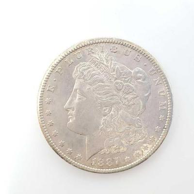#640 â€¢ 1887 Morgan Silver Dollar
