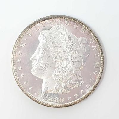#638 â€¢ 1880 Morgan Silver Dollar
