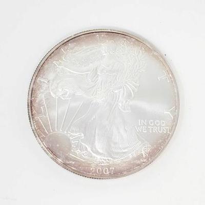 #585 â€¢ 2007 American Silver Eagle Dollar
