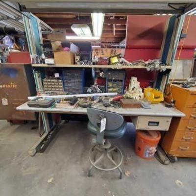 #1114 â€¢ Shop Workstation with Miscellaneous Items
