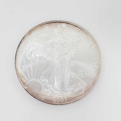 #594 â€¢ 2007 American Silver Eagle Dollar
