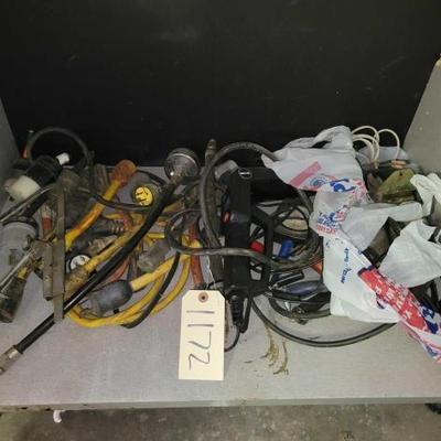 #1172 â€¢ Electrical Adapter Cords, Timing Guns, Air Pressure Gauges
