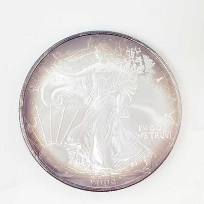 #575 â€¢ 2004 American Silver Eagle Dollar
