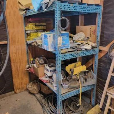 #1164 â€¢ Metal Rack, Panasonic Cordless Phones, Fido-Shock
