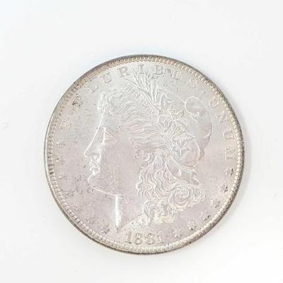 #632 â€¢ 1881 Morgan Silver Dollar
