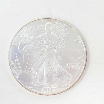 #550 â€¢ 2000 American Silver Eagle Dollar
