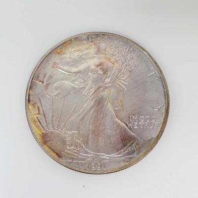 #563 â€¢ 1991 American Silver Eagle Dollar
