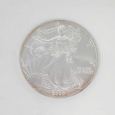 #574 â€¢ 2000 American Silver Eagle Dollar
