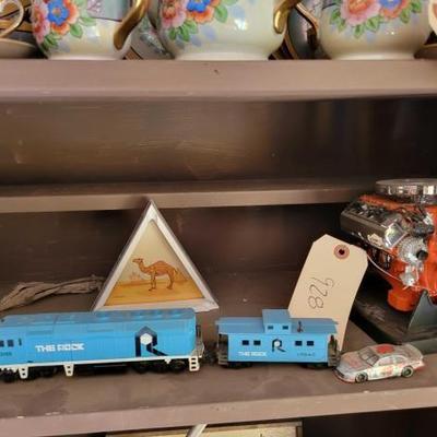 #928 â€¢ Model Train, Vintage Hot Wheel, Model Hemi Motor, Camel Decoration
