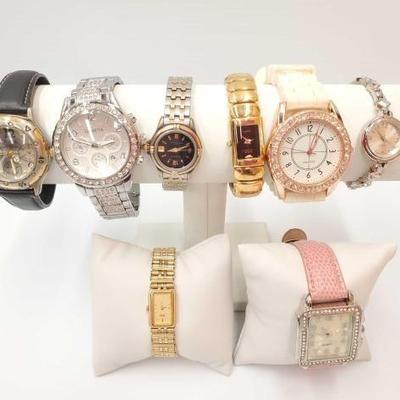 #338 â€¢ (8) Women's and Mens Watches
