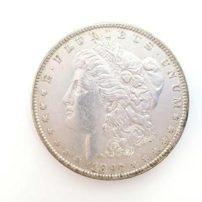 #644 â€¢ 1897 Morgan Silver Dollar
