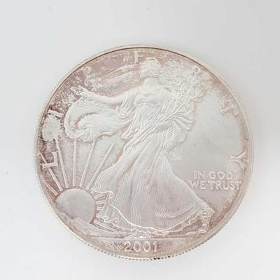 #591 â€¢ 2001 American Silver Eagle Dollar
