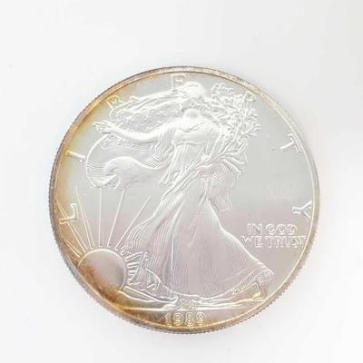 #593 â€¢ 1989 American Silver Eagle Dollar
