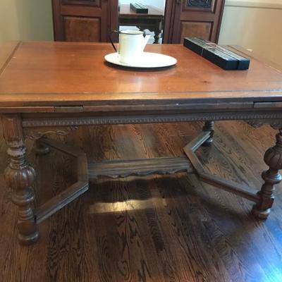 Jacobean style dining table 