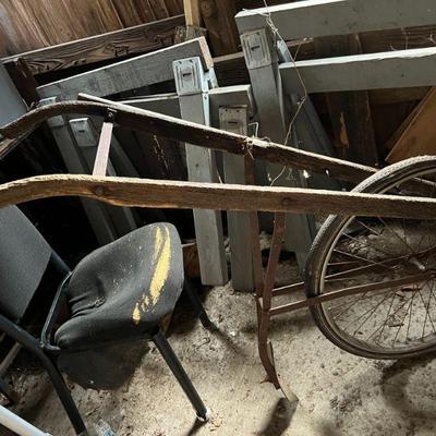 Antique/Vintage Walk-Behind Garden Tiller $40