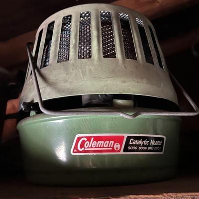 Coleman 5000-8000 BTU Catalytic Heater $50 (untested)