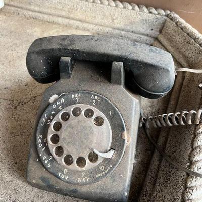 Black Rotary Telephone $10