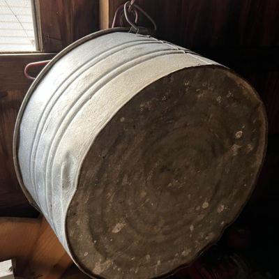 Galvanized Large Washtub $20