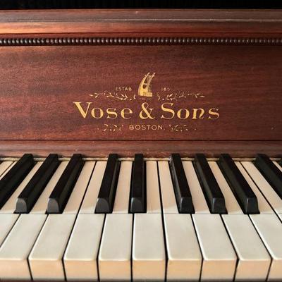 Vose & Sons Upright Piano
