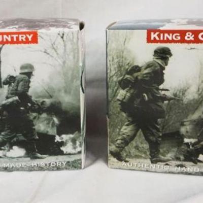 1011	KING & COUNTRY WWII METAL TOY SOLDIERS BOXED BBG012 & BBG011
