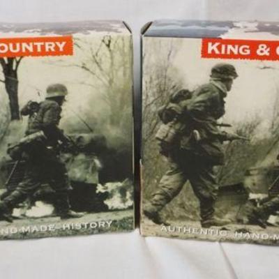 1078	KING & COUNTRY WWII METAL TOY SOLDIERS WS053 & WS054
