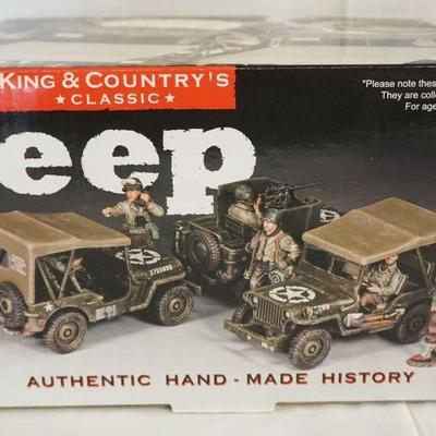 1200	KING & COUNTRY WWII UNIVERSAL JEEP DD180

