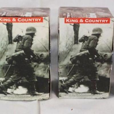1140	KING & COUNTRY LOT OF 4 BOXED METAL SOLDIERS
