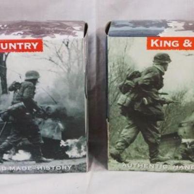 1009	KING & COUNTRY WWII METAL TOY SOLDIERS BOXED BBA041 & BBA020
