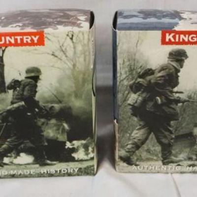 1144	KING & COUNTRY 2 BOX SETS METAL SOLDIERS DD073 & DD074
