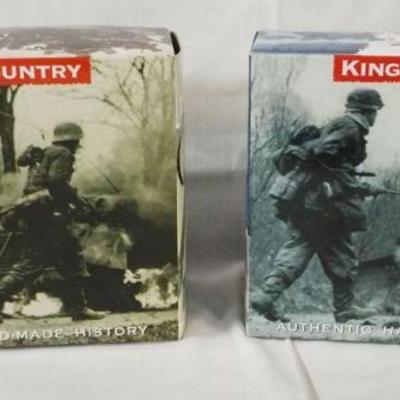 1074	KING & COUNTRY WWII METAL TOY SOLDIERS WS053 & WS086
