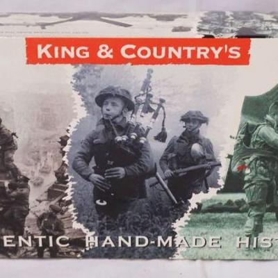 1021	KING & COUNTRY WWII METAL TOY SOLDIERS BOXED BBA032 & BBA041
