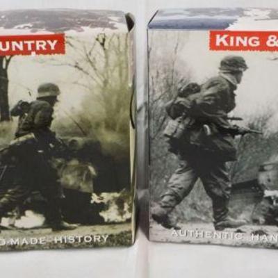 1076	KING & COUNTRY WWII METAL TOY SOLDIERS WS085 & WS086
