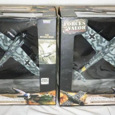 1135	FORCES OF VALOR WWII 1:32 DIECAST METAL TOYS 2 GERMAN BF-109 G-6
