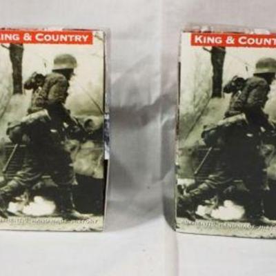 1005	KING & COUNTRY WWII METAL TOY SOLDIERS BOXED GROUP OF 4
