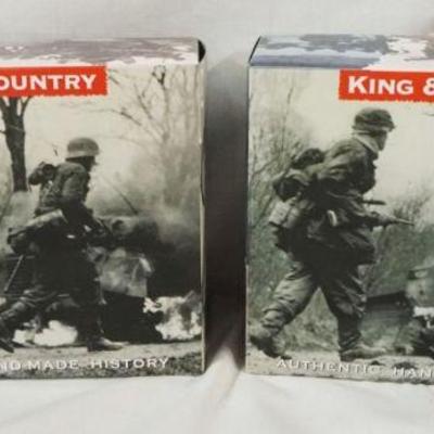 1010	KING & COUNTRY WWII METAL TOY SOLDIERS BOXED WS086 & WS141
