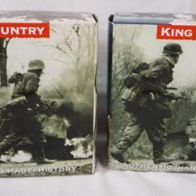1079	KING & COUNTRY WWII METAL TOY SOLDIERS WS053 & WS111
