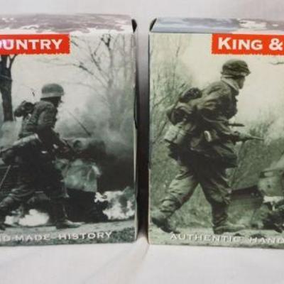 1077	KING & COUNTRY WWII METAL TOY SOLDIERS BBA032 & BBA017
