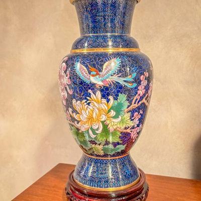 Hand Painted Vase, Large
